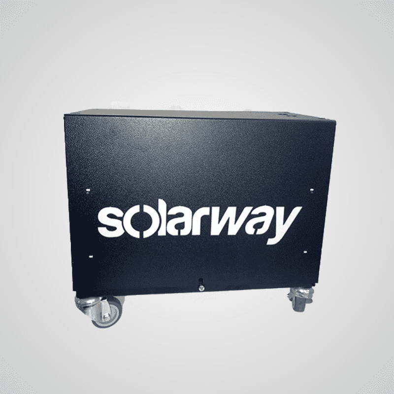 100AH X 2 BATTERY CABINET INCL WHEELS