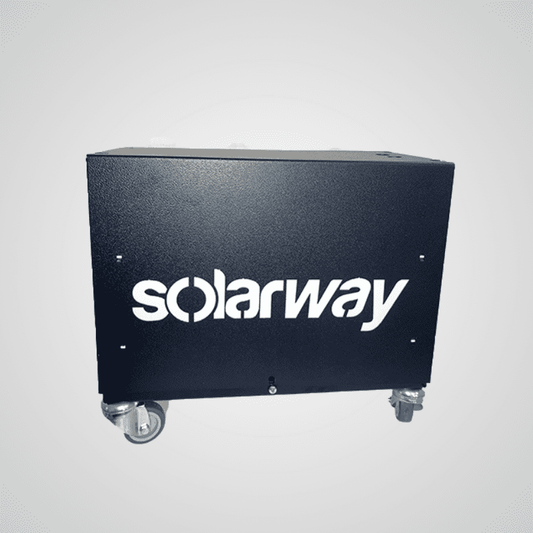 100AH X 2 BATTERY CABINET INCL WHEELS